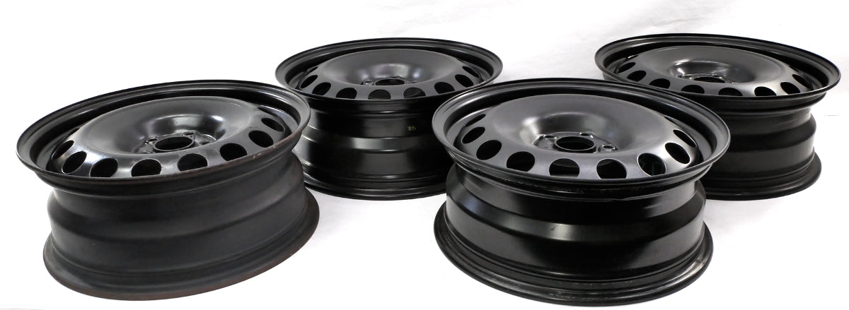 16" x 6.5 Steel Wheel Set 5x100 99-05 VW Jetta Golf GTI MK4 Beetle 1J0 601 027 L