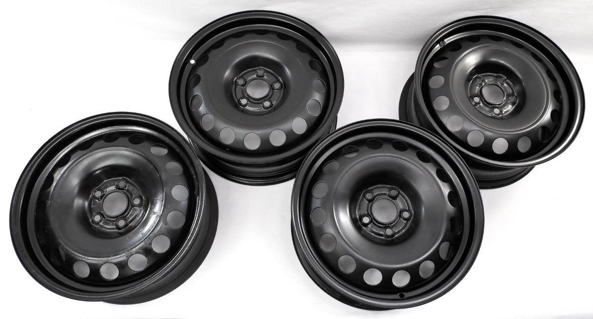 16" x 6.5 Steel Wheel Set 5x100 99-05 VW Jetta Golf GTI MK4 Beetle 1J0 601 027 L