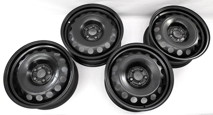 16" x 6.5 Steel Wheel Set 5x100 99-05 VW Jetta Golf GTI MK4 Beetle 1J0 601 027 L