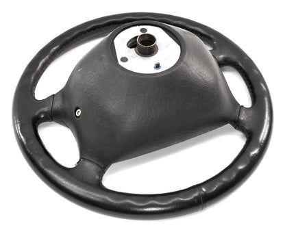 4 Spoke Leather Steering Wheel 90-93 VW Cabriolet Mk1 Genuine OEM - 155 419 091