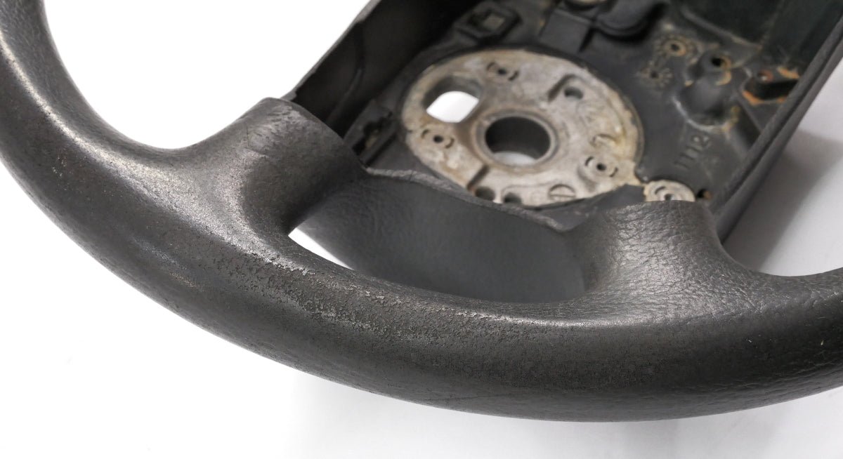 Black Rubber Steering Wheel 99-05 VW Passat B5 Jetta Golf Mk4 OEM 3B0 419 091 AE