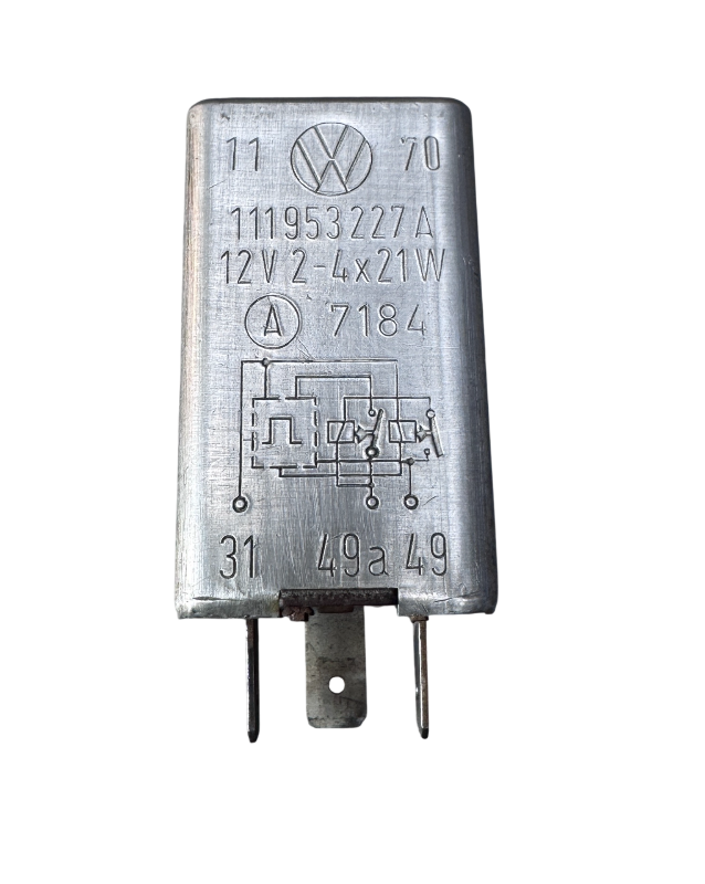 Turn Signal Relay VW Beetle Bug Bus Thing Ghia Aircooled OEM SHO - 111 953 227 A