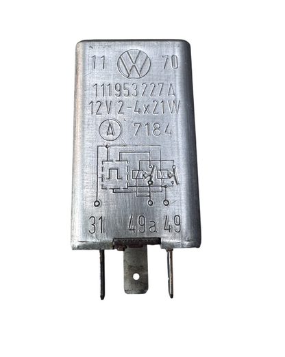 Turn Signal Relay VW Beetle Bug Bus Thing Ghia Aircooled OEM SHO - 111 953 227 A