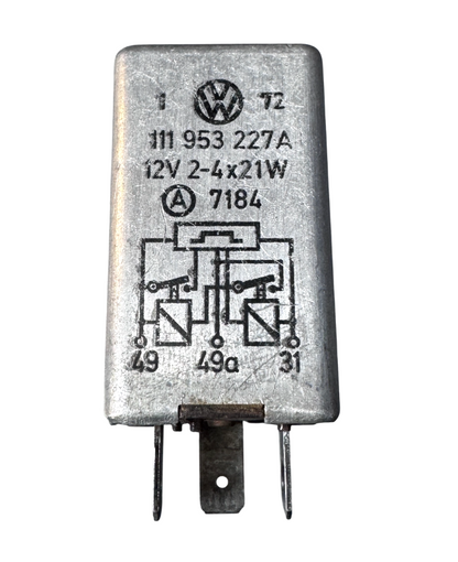 Turn Signal Relay VW Beetle Bug Bus Thing Ghia Aircooled OEM SHO ~ 111 953 227 A