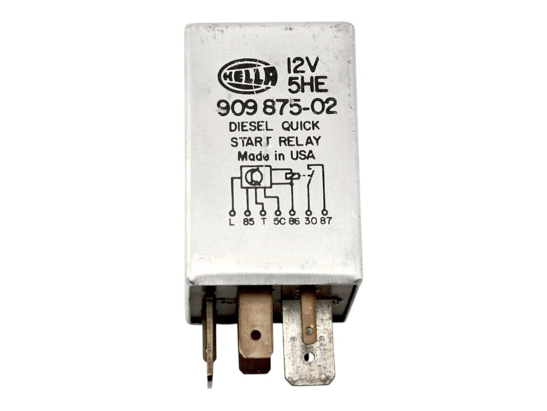 Hella Quick Start Relay VW Jetta Rabbit MK1 Diesel . Genuine . 909 875-02