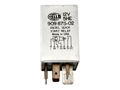 Hella Quick Start Relay VW Jetta Rabbit MK1 Diesel . Genuine . 909 875-02