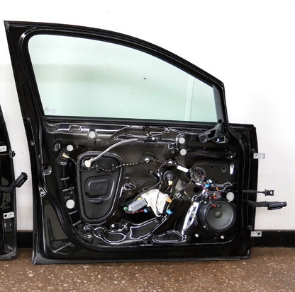 LH Front Door 15-19 VW Golf Sportwagen MK7 L041 Black - Genuine