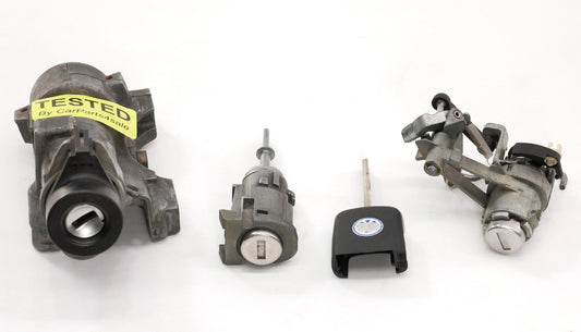 Lock Key Set Ignition Door Hatch 99-05 VW Golf GTI R32 MK4 - OEM - 4B0 905 851 B