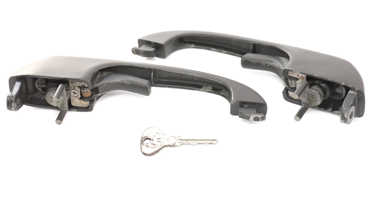 Door Handle Locks & Key 80-91 VW Vanagon T3 - Genuine - 251 837 205