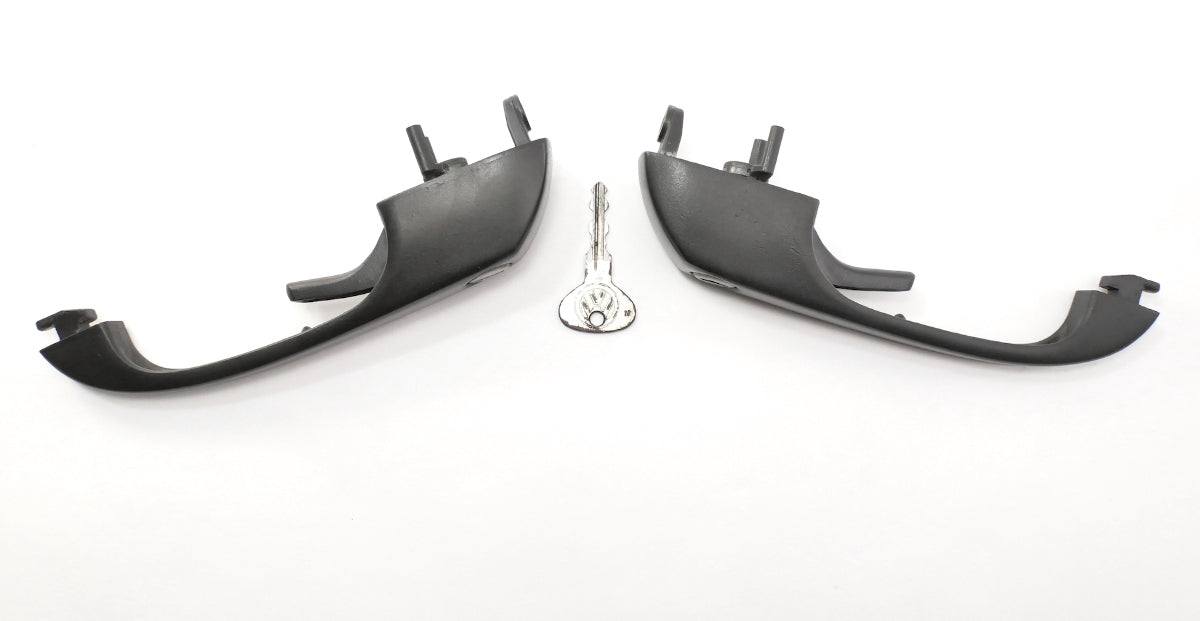 Door Handle Locks & Key 80-91 VW Vanagon T3 - Genuine - 251 837 205