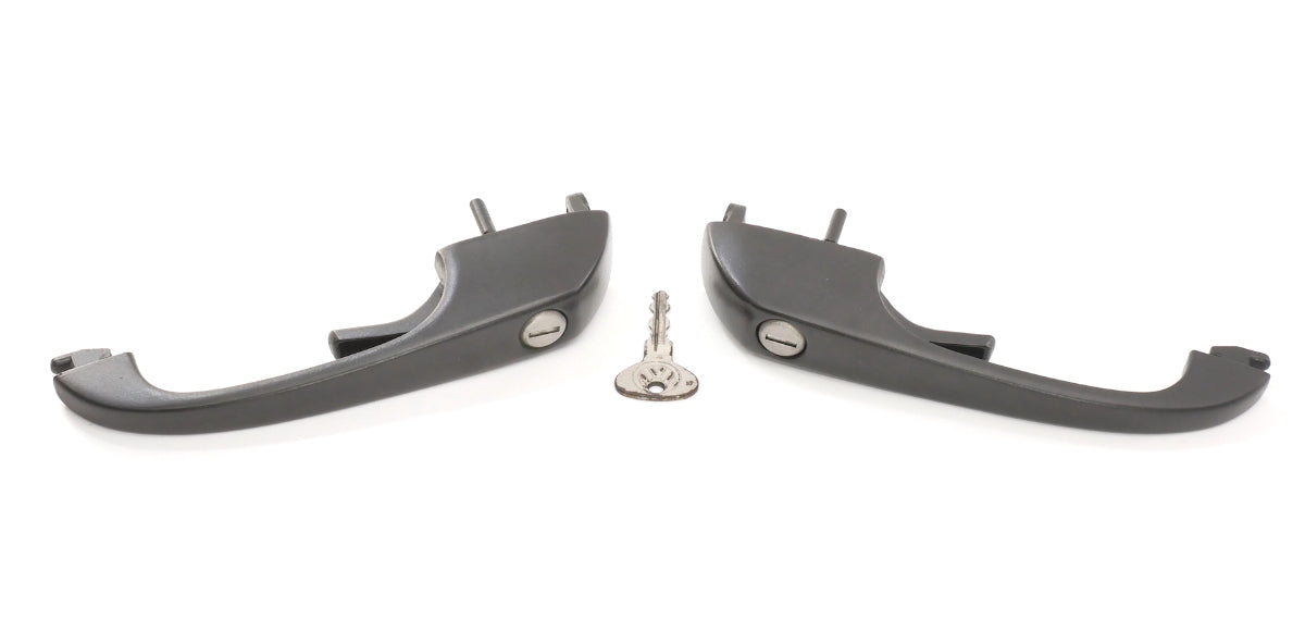 Door Handle Locks & Key 80-91 VW Vanagon T3 - Genuine - 251 837 205