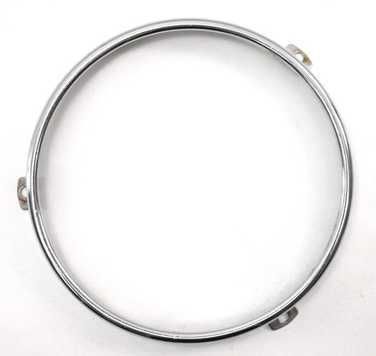 Round Chrome Headlight Head Light Lamp Trim Ring 75-81 VW Scirocco MK1 - Genuine