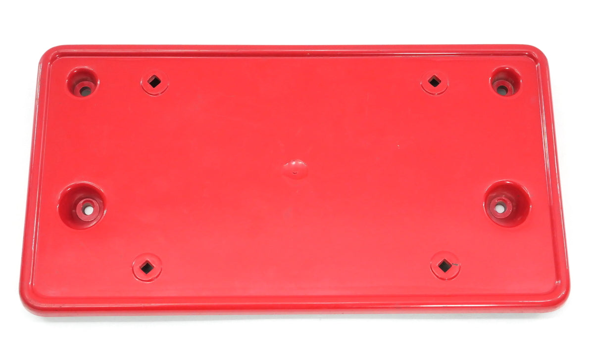 Front License Plate Holder 88-93 VW Cabriolet MK1 Clipper Red OEM 155 807 847 C