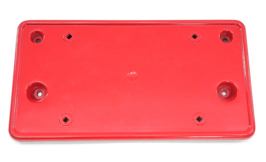 Front License Plate Holder 88-93 VW Cabriolet MK1 Clipper Red OEM 155 807 847 C