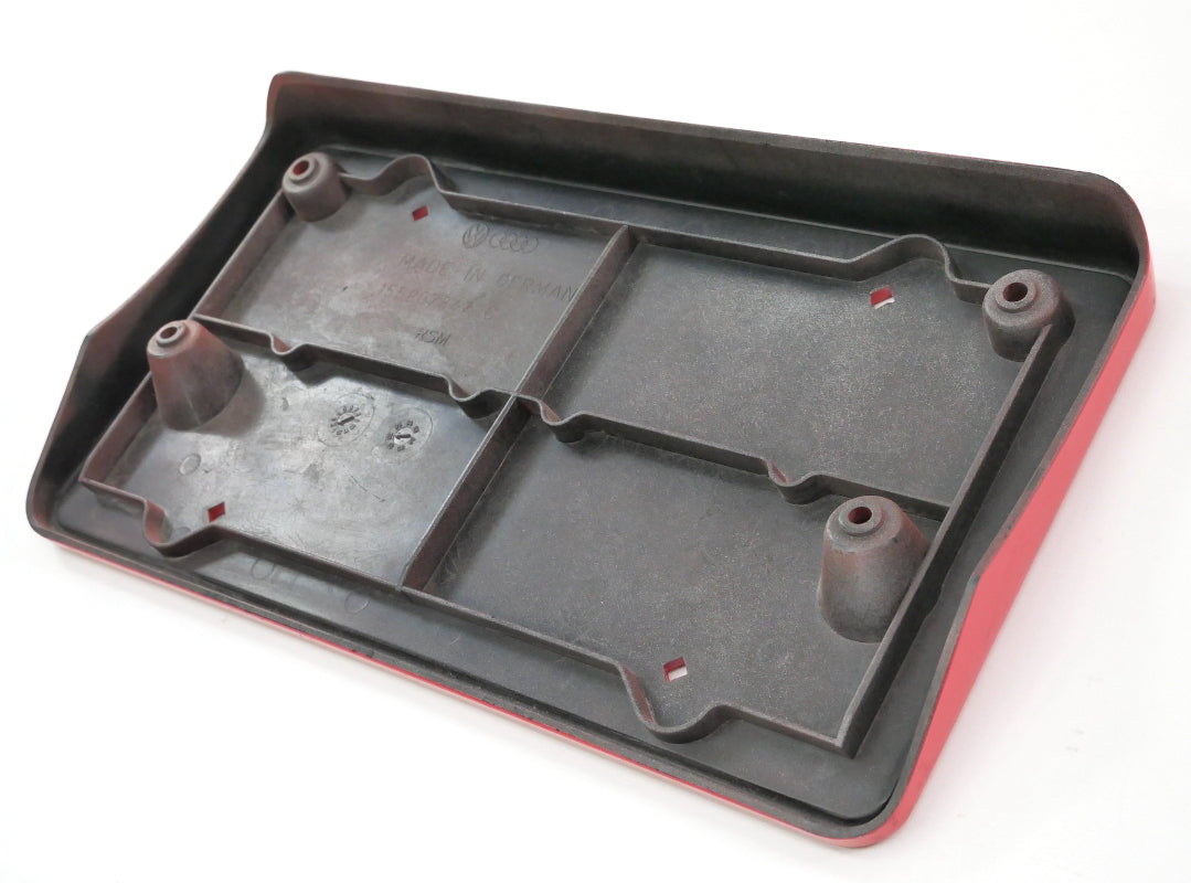 Front License Plate Holder 88-93 VW Cabriolet MK1 Clipper Red OEM 155 807 847 C