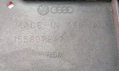 Front License Plate Holder 88-93 VW Cabriolet MK1 Clipper Red OEM 155 807 847 C