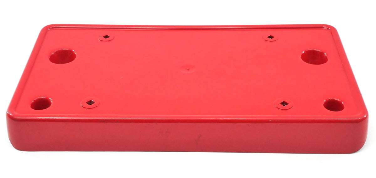 Front License Plate Holder 88-93 VW Cabriolet MK1 Clipper Red OEM 155 807 847 C