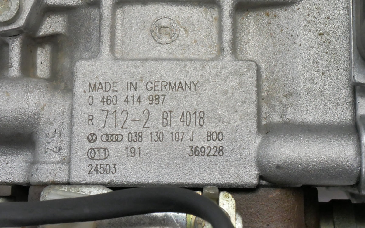 Diesel Fuel Injection Pump 99-03 VW Jetta Golf MK4 Beetle TDI Core 038 130 107 J