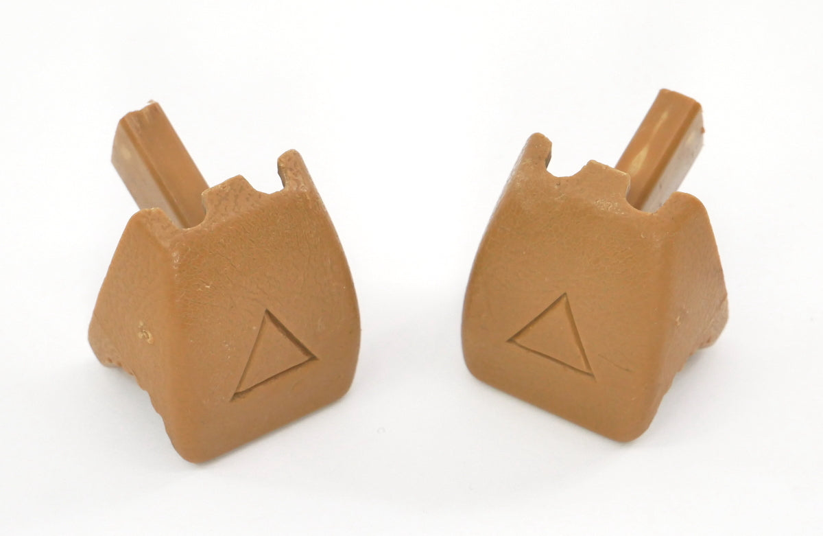 2 Seat Fold Forward Handle Knobs 75-84 VW Jetta Rabbit GTI MK1 Brown 113 881 633