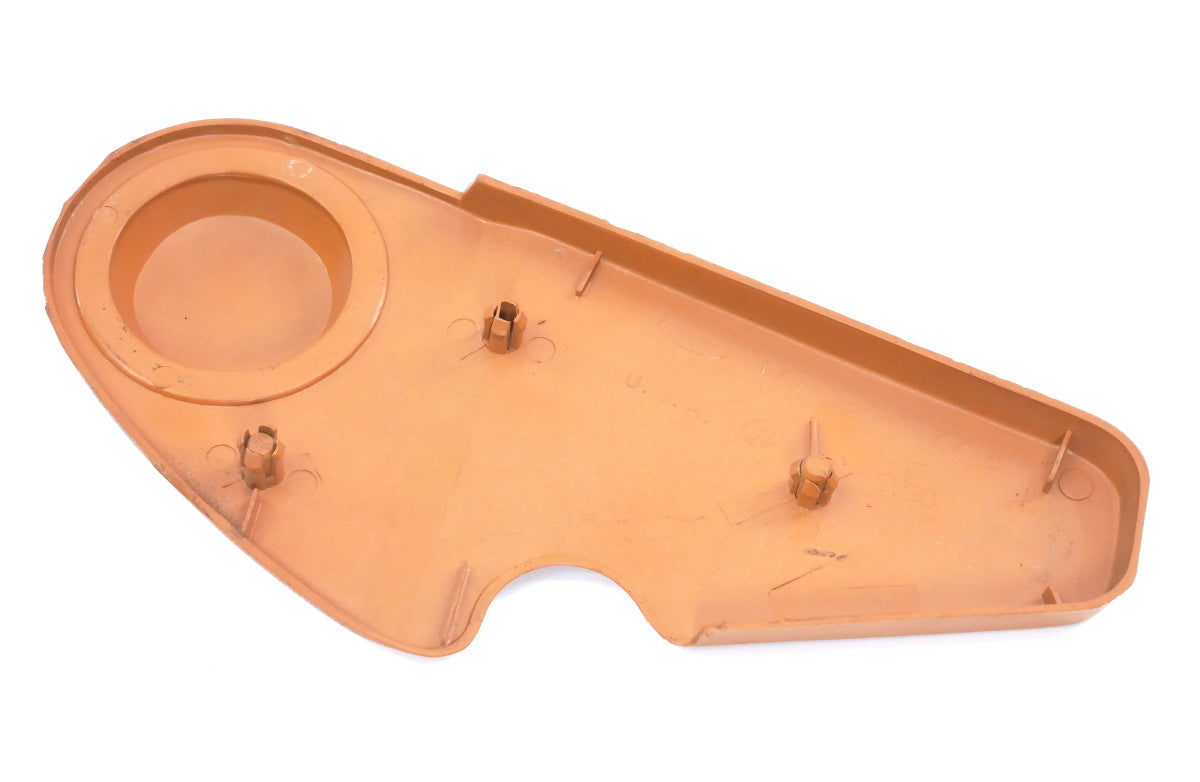 LH Outer Seat Hinge Side Trim 75-84 VW Rabbit MK1 Peanut Butter - 171 881 477 C