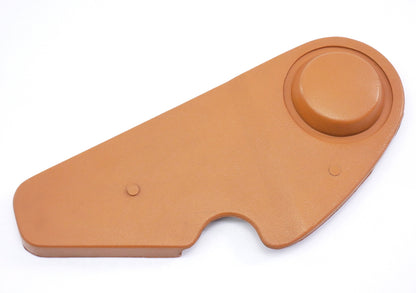 LH Outer Seat Hinge Side Trim 75-84 VW Rabbit MK1 Peanut Butter - 171 881 477 C