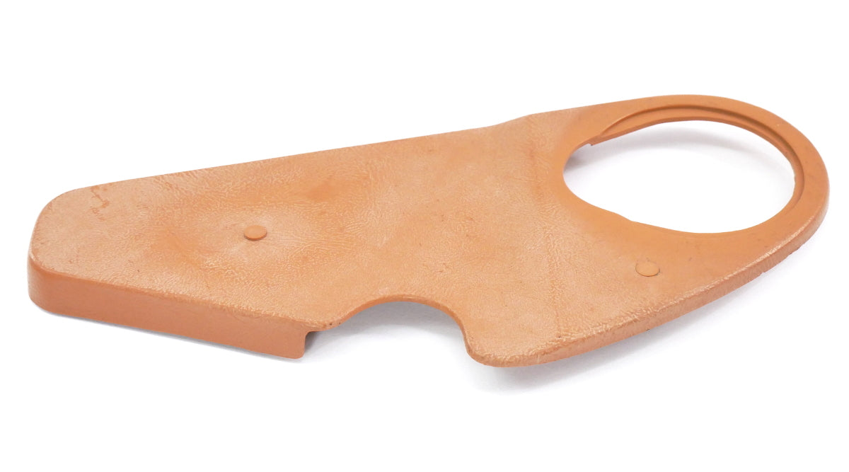 RH Inner Seat Hinge Side Trim 75-84 VW Rabbit MK1 Peanut Butter - 171 881 479 B