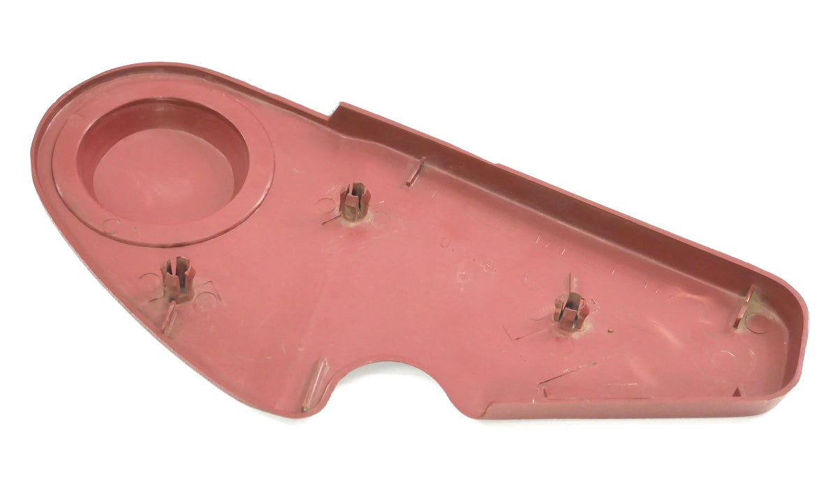 LH Outer Seat Hinge Side Trim VW 75-84 Rabbit GTI MK1 Lipstick Red 171 881 477 C