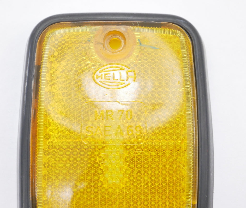 2x Front Side Lens Light Reflector 70-79 VW Bus Aircooled Hella - 211 945 119 A