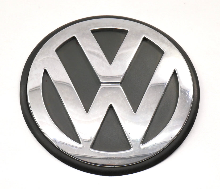 Chrome Front Hood Emblem Badge 98-01 VW Beetle - Genuine - 1C0 853 601