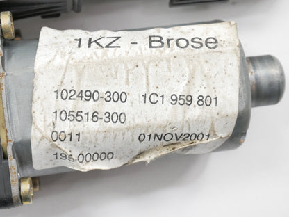 LH Front Power Window Motor 02-05 VW Golf GTI MK4 Brazil Genuine - 1C1 959 801