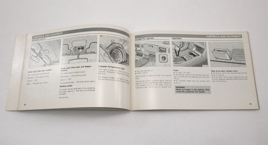 Original Owners Manual Book 1988 88 Volkswagen VW Fox - Genuine -