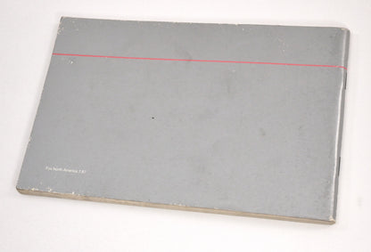 Original Owners Manual Book 1988 88 Volkswagen VW Fox - Genuine -