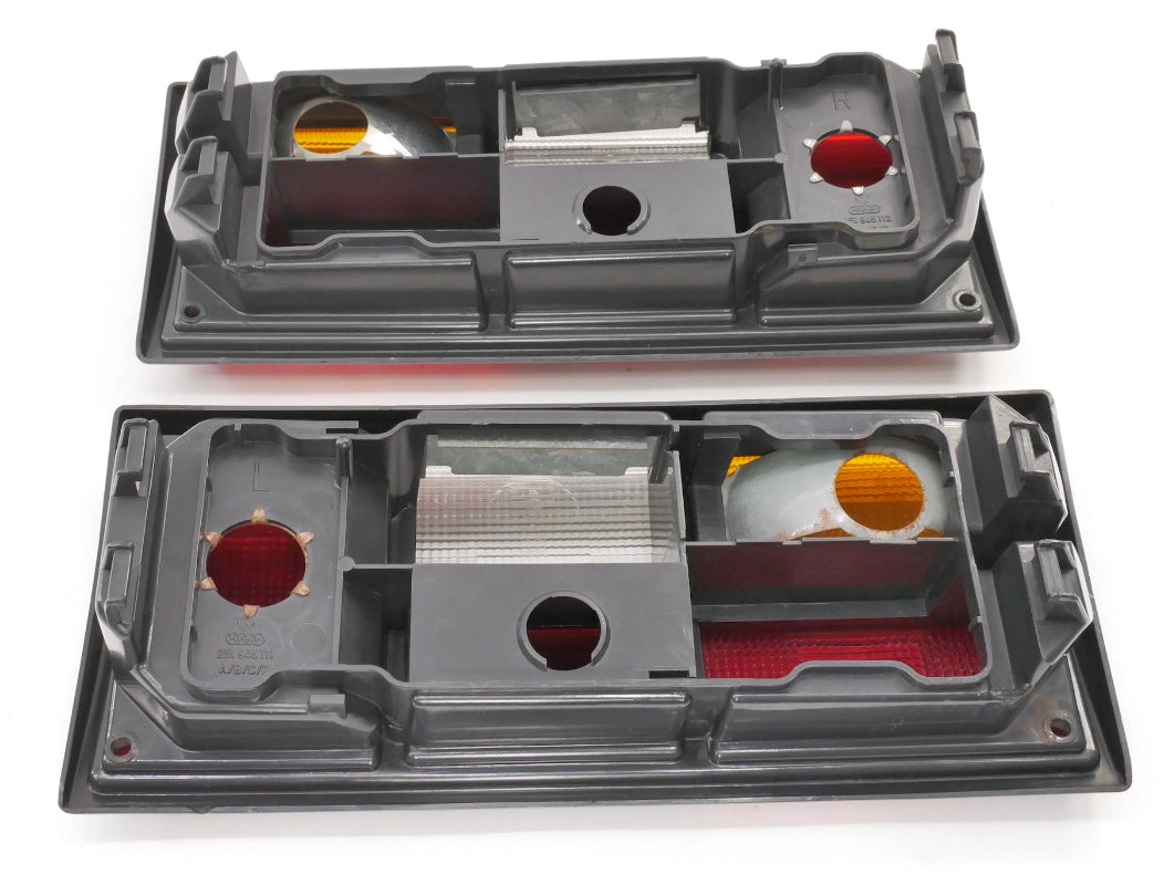 Tail Light Lamp Set 80-91 VW Vanagon T3 Taillight Genuine Hella OE - 251 945 112