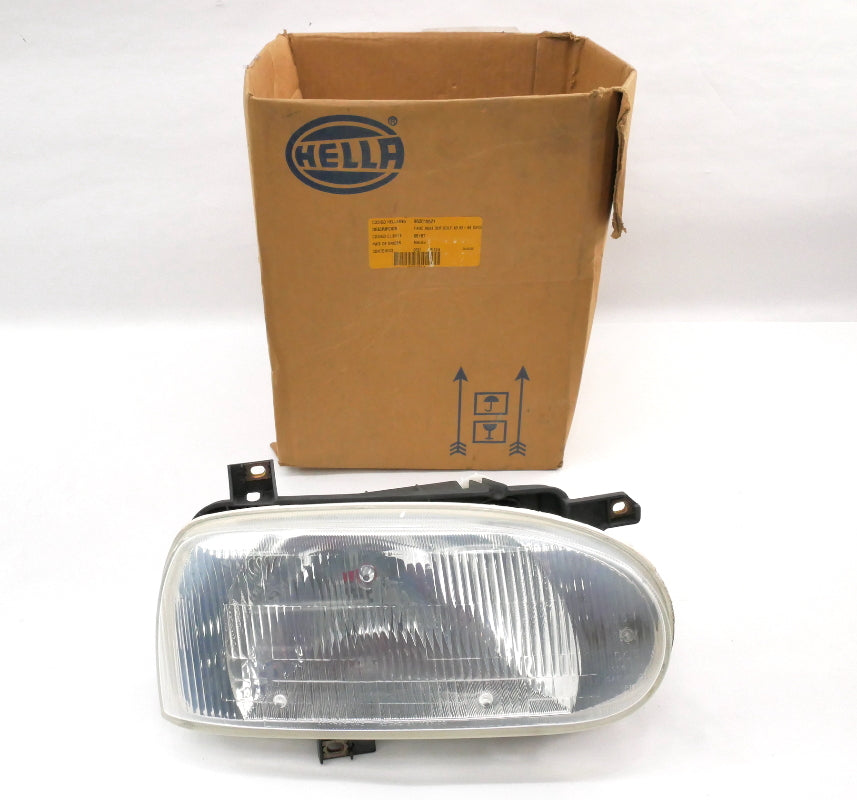 NOS RH Headlight Head Light Lamp 93-99 VW Golf Cabrio MK3 - Genuine Hella