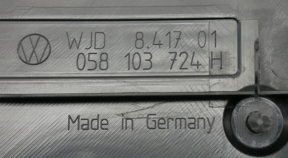 20V Turbo Engine Cover 98-01 VW Passat B5 1.8T - Genuine - 058 103 724 H