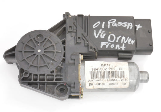 LH Front Power Window Motor 01-05 VW Passat B5.5 - Genuine - 3B4 837 751 JC