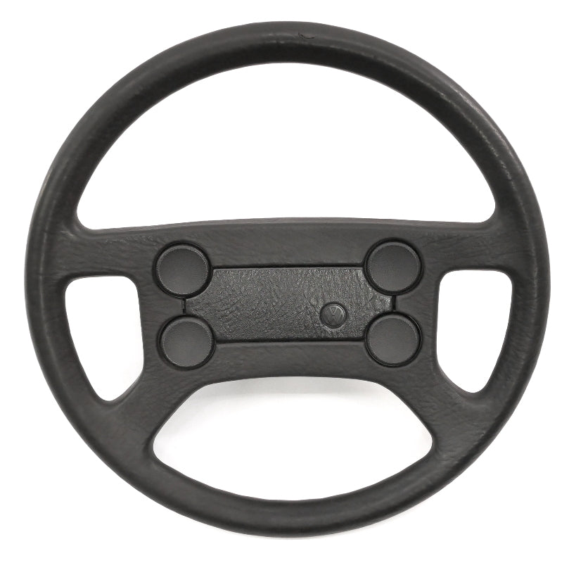 4 Spoke Sport Steering Wheel VW Rabbit Jetta Golf GTI Cabriolet MK1 MK2 - OEM -