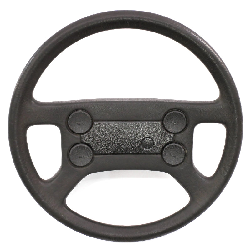4 Spoke Sport Steering Wheel VW Jetta Golf Rabbit GTI Cabriolet MK1 MK2 . OEM .