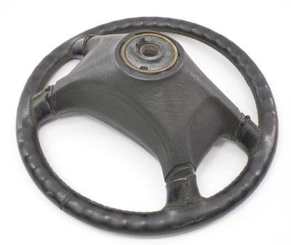 Leather 4 Spoke Sport Steering Wheel VW Jetta Golf Rabbit GTI Cabriolet MK1 MK2