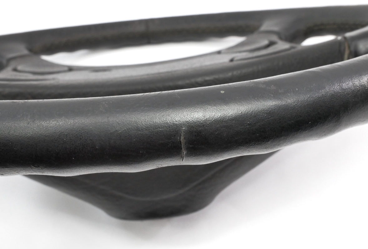 Leather 4 Spoke Sport Steering Wheel VW Jetta Golf Rabbit GTI Cabriolet MK1 MK2