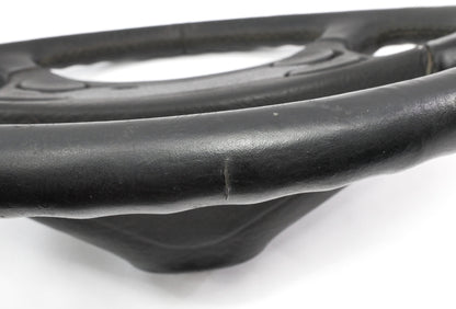 Leather 4 Spoke Sport Steering Wheel VW Jetta Golf Rabbit GTI Cabriolet MK1 MK2