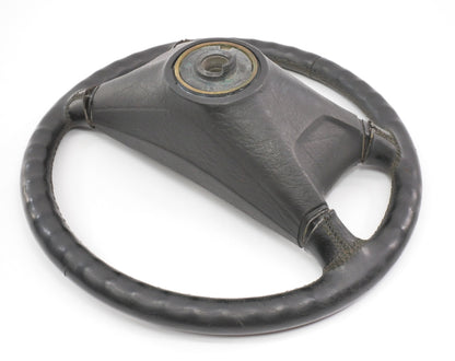 Leather 4 Spoke Sport Steering Wheel VW Jetta Golf Rabbit GTI Cabriolet MK1 MK2