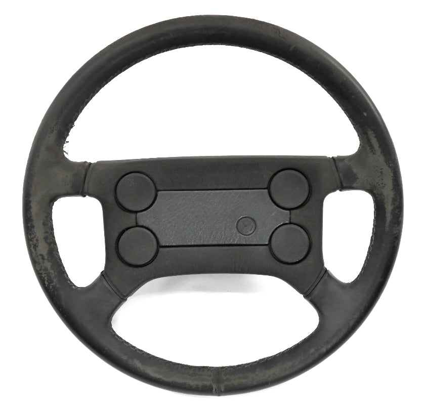 Leather 4 Spoke Sport Steering Wheel VW Jetta Rabbit GTI Cabriolet MK1 MK2