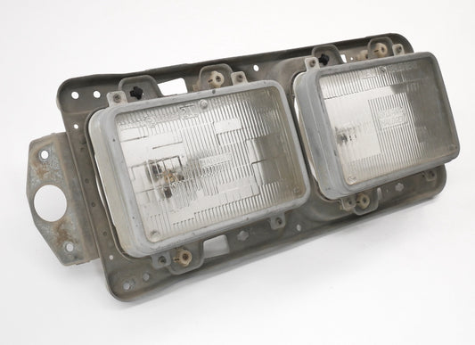 RH Headlight Head Light Lamp Mount & Adjusters 80-84 VW Jetta Mk1 - Genuine OEM
