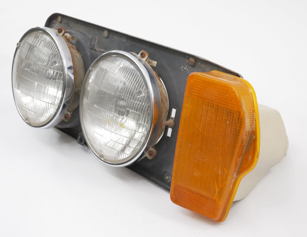 LH Headlight Head Light Lamp & Turn Signal 75-77 VW Scirocco MK1 Early - Genuine