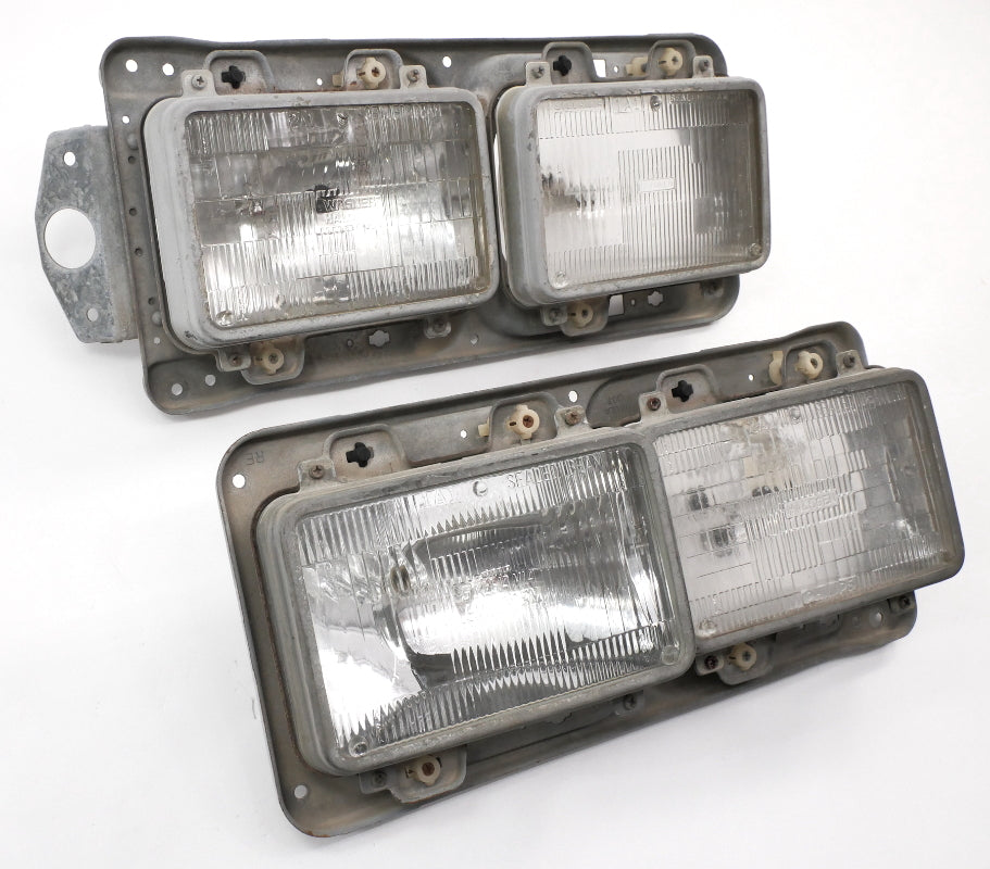 Headlight Head Light Lamp Mount & Adjusters 80-84 VW Jetta Mk1 - Genuine OEM Set