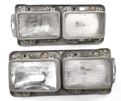 Headlight Head Light Lamp Mount & Adjusters 80-84 VW Jetta Mk1 - Genuine OEM Set