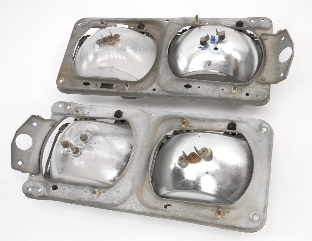 Headlight Head Light Lamp Mount & Adjusters 80-84 VW Jetta Mk1 - Genuine OEM Set