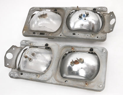 Headlight Head Light Lamp Mount & Adjusters 80-84 VW Jetta Mk1 - Genuine OEM Set