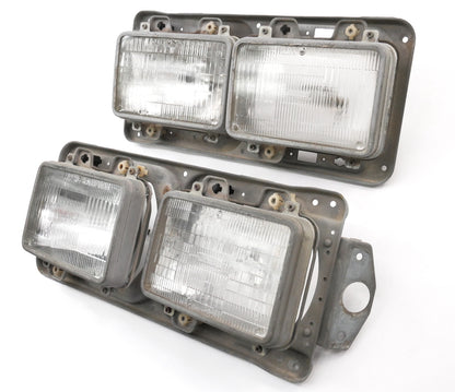 Headlight Head Light Lamp Mount & Adjusters 80-84 VW Jetta Mk1 - Genuine OEM Set